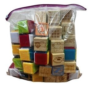 Animal Woden,Number, Alfabet, Block Toy 67 Block